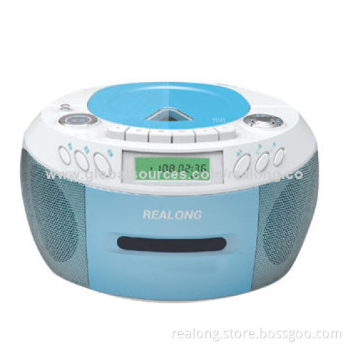 Multiple CD boombox with FM/AM radio and cassette
